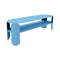 BeBop Low Console Table  option Maya Blue