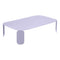 BeBop Rectangular Low Table  option Marshmallow (Textured)