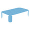 BeBop Rectangular Low Table  option Maya Blue