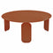 BeBop Round Low Table  option Candied Orange