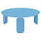 BeBop Round Low Table  option Maya Blue