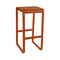 Bellevie Bar Outdoor Stool without Backrest  option Candied Orange