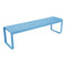 Bellevie Outdoor Bench  option Maya Blue