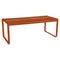 Bellevie Dining Table with Storage  option Candied Orange