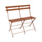 Bistro 2-Seater Bench  option Candied Orange