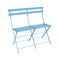 Bistro 2-Seater Bench  option Maya Blue