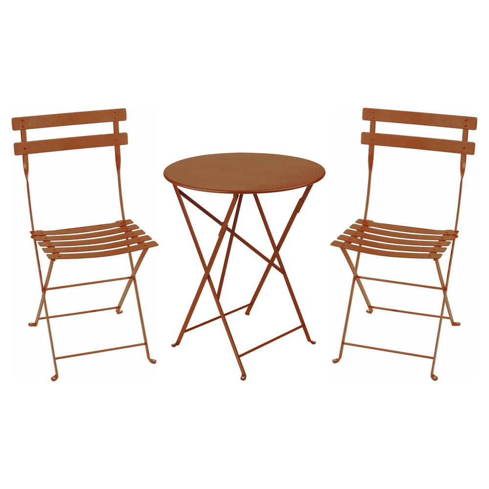 Bistro Chair & Round Folding Table Set
