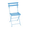 Bistro Chair & Square Folding Table Mix-Match Set  option Maya Blue (Textured)