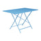 Bistro Rectangle Folding Outdoor Table  option Maya Blue