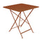 Bistro Outdoor Square Folding Table  option Candied Orange (Textured)