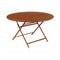 Caractere Round Dining Table  option Candied Orange