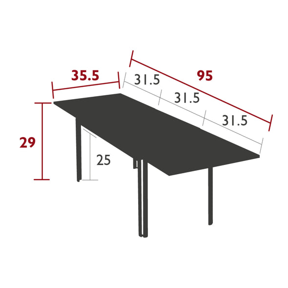 Costa Extendable Outdoor Dining Table