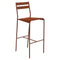 Facto Outdoor Bar Stool  option Candied Orange