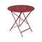 Floreal Perforated Table  option Chili Red (Textured)