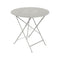 Floreal Perforated Table  option Clay Grey (Textured)