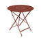 Floreal Perforated Table  option Red Ochre (Textured)