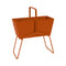 High Basket Planter  option Candied Orange