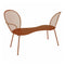 Lorette Conversation Bench  option Candied Orange