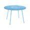 Lorette Round Dining Table  option Maya Blue