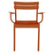 Luxembourg Outdoor Armchair (Set of 2)  option Candied Orange (Textured)