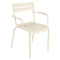 Luxembourg Outdoor Armchair (Set of 2)  option Latte Beige (Textured)