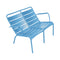 Luxembourg Duo Low Outdoor Armchair  option Maya Blue