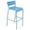 Luxembourg Outdoor Stool (Set of 2)  option Maya Blue
