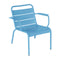 Luxembourg Lounge Armchair (Set of 2)  option Maya Blue (Textured)