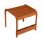 Luxembourg Low Outdoor Table/Footrest  option Candied Orange (Textured)