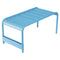 Luxembourg Low Outdoor Table/Footrest  option Maya Blue (Textured)