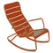 Luxembourg Outdoor Rocking Chair  option Candied Orange