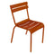 Luxembourg Outdoor Side Chair (Set of 2)  option Candied Orange (Textured)