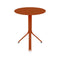 Resto Round Cafe Table  option Candied Orange