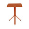 Resto Square Cafe Table  option Candied Orange
