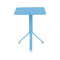 Resto Square Cafe Table  option Maya Blue