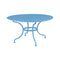 Romane Round Dining Table  option Maya Blue