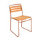 Surprising Teak Side Chair (Set of 2)  option Candied Orange