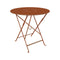 Floreal Perforated Table  option Candied Orange