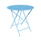 Floreal Perforated Table  option Maya Blue