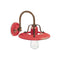 Retro Country Wall Sconce  option Vintage Red