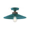 Retro Colors Semi Flush Mount  option Refined Green