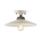 Retro Colors Semi Flush Mount  option Refined White