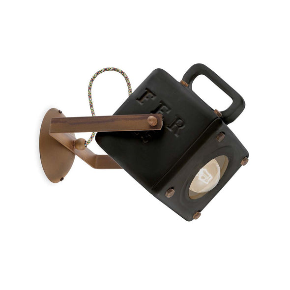Retro Industrial Spotlight Wall Sconce