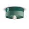 Deco Pi Round Flush Mount  option Bottle Green