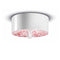 Deco Pi Round Flush Mount  option Ming Red