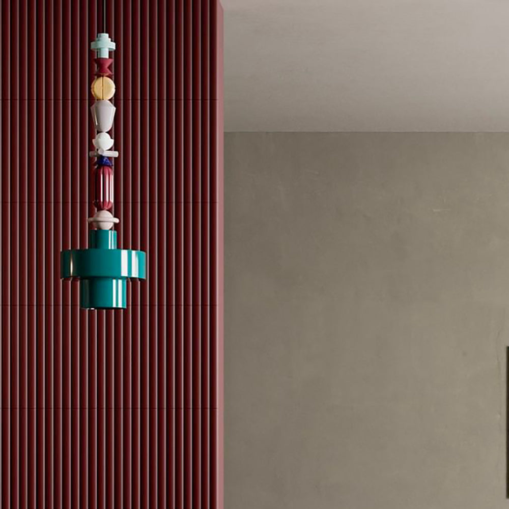 Deco Lariat Cylindrical Pendant Light