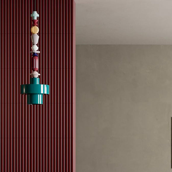 Deco Lariat Cylindrical Pendant Light