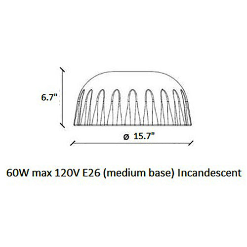 Deco Gres Flush Mount