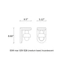 Deco Berimbau Wall Sconce