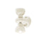 Deco Berimbau Double Wall Sconce  option Bone White